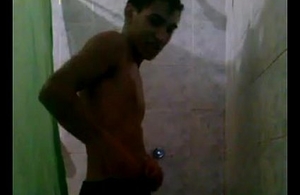 Sexy brat takes a shower