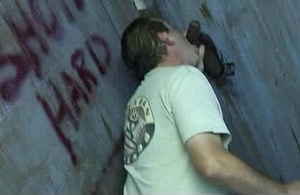 Gay gloryholes with the addition of gay handjobs - Nasty soiled gay hard-core sex 29